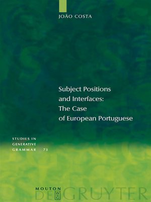 cover image of Subject Positions and Interfaces